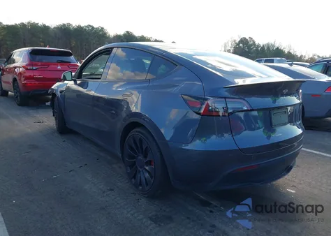 2023 Tesla Model Y Performance Dual Motor All-Wheel Drive из США, поврежденный, VIN 7SAYGDEF6PF702678